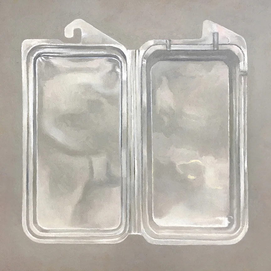 Herb oil on panel 12” x 12”