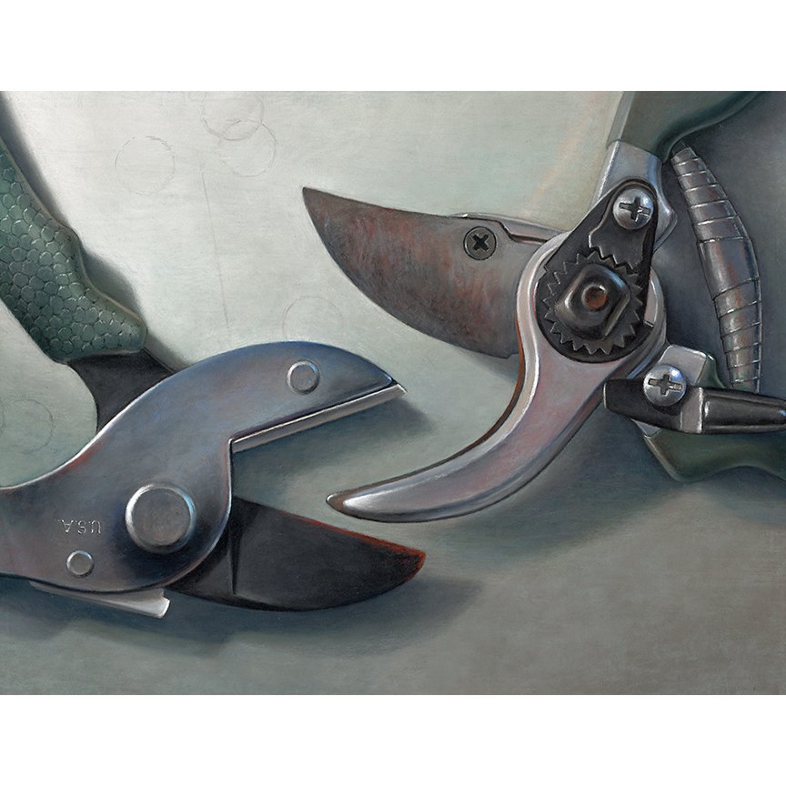  Shears  pastel - 9” x 12” 