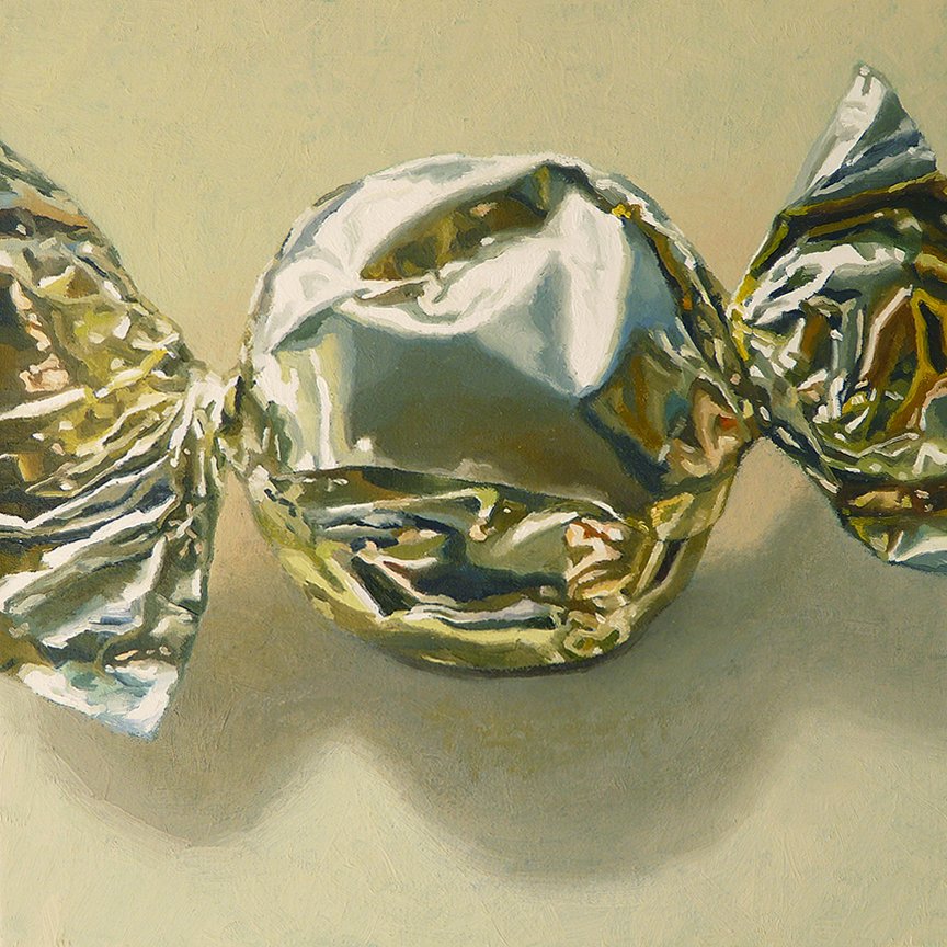  Hard Candy  oil on panel - 8” x 8” 