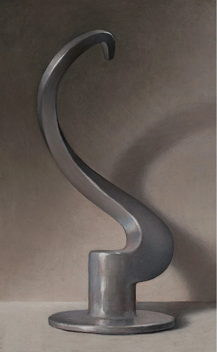  Dough Hook  pastel- 6 1/2” x 10 1/2” 