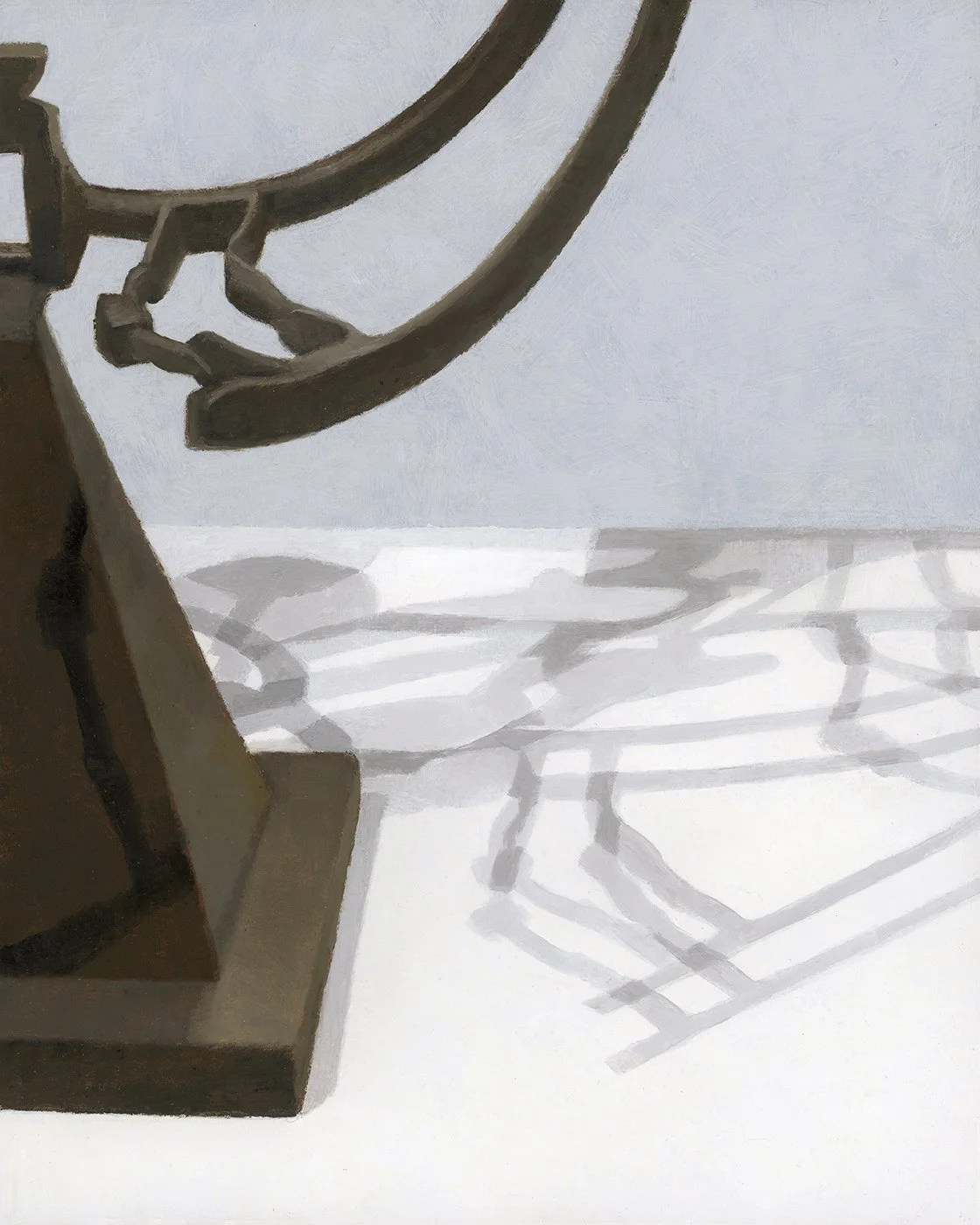  Sculpture And Shadow  oil - 10” x 8” 