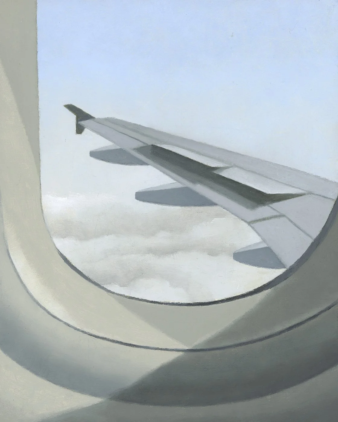  Above The Clouds  oil - 10” x 8” 