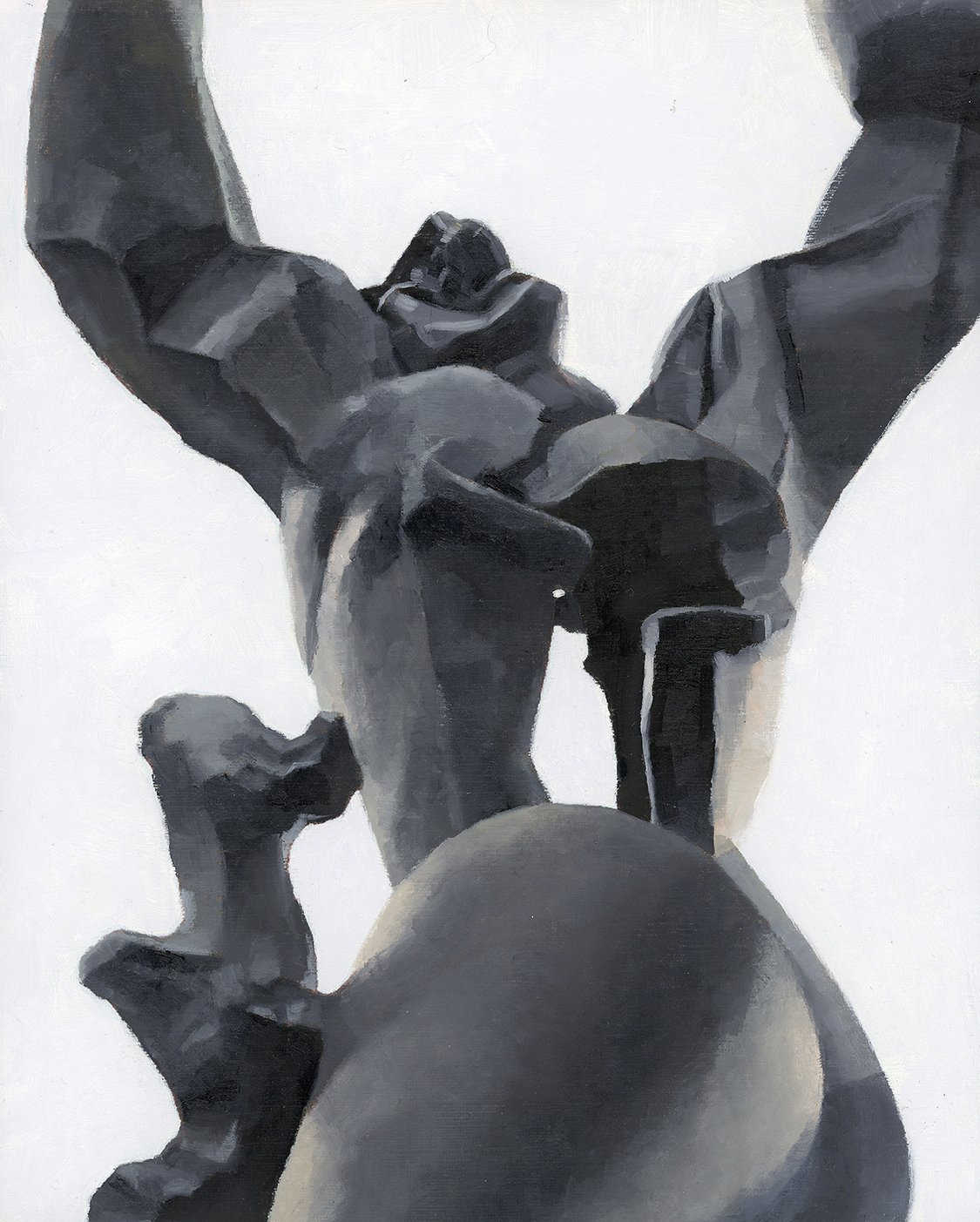  Without A Heart  oil - 10” x 8” 