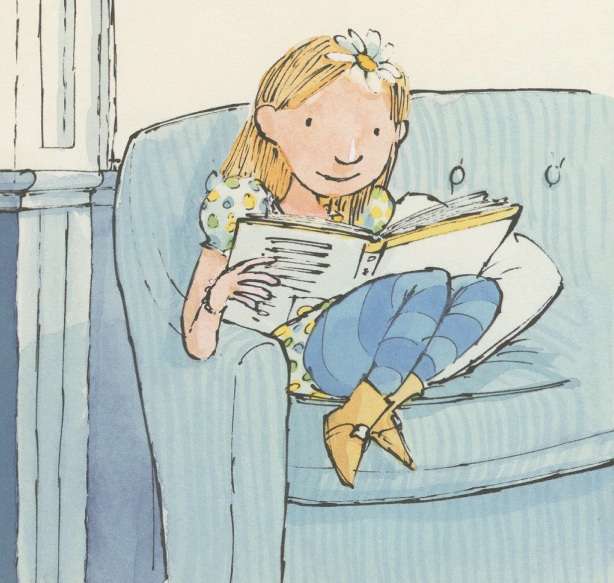 Illustration © 2015 by Sam Usher, from A Dozen Cousins