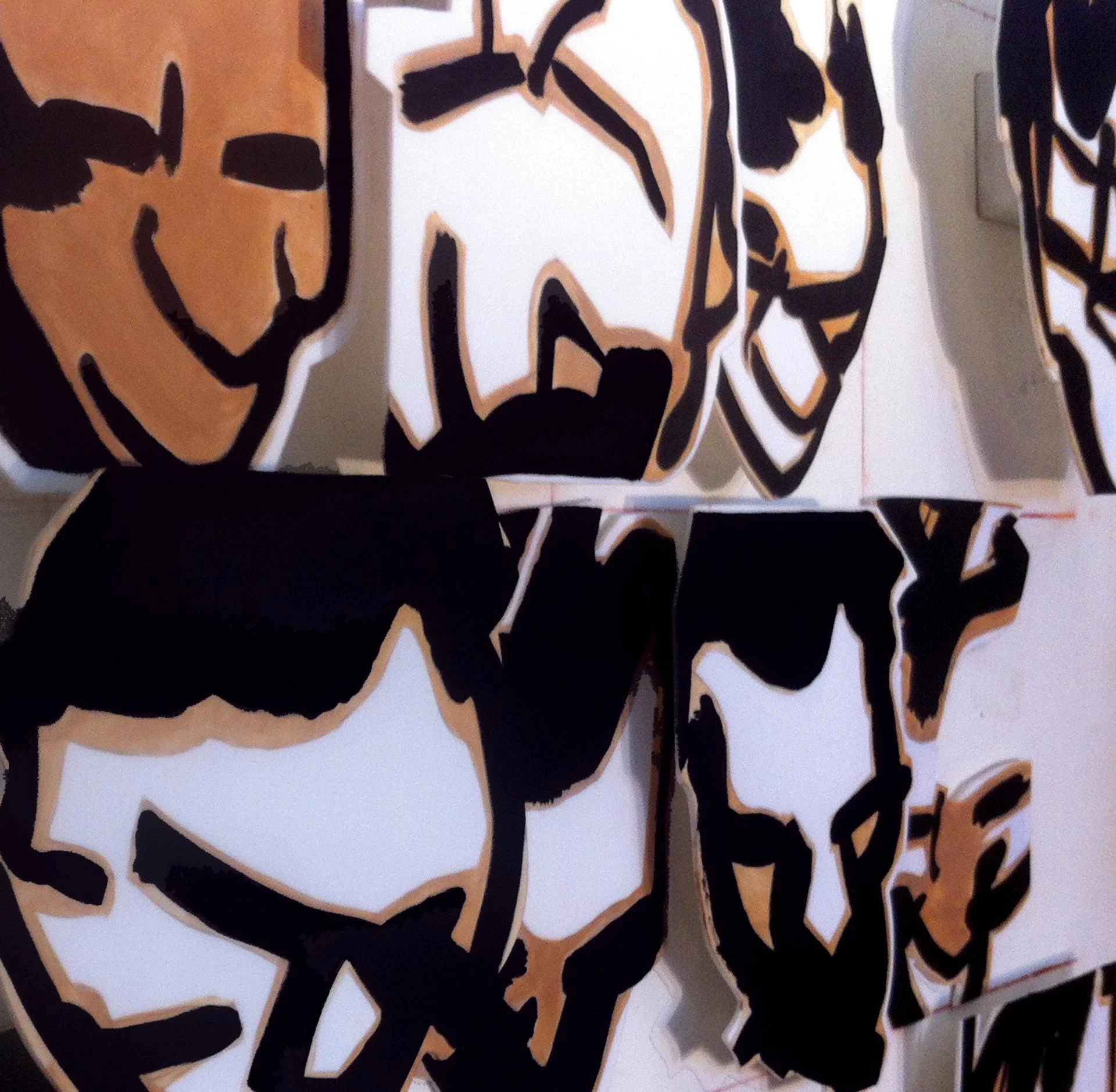 Falling (Faces) Detail
