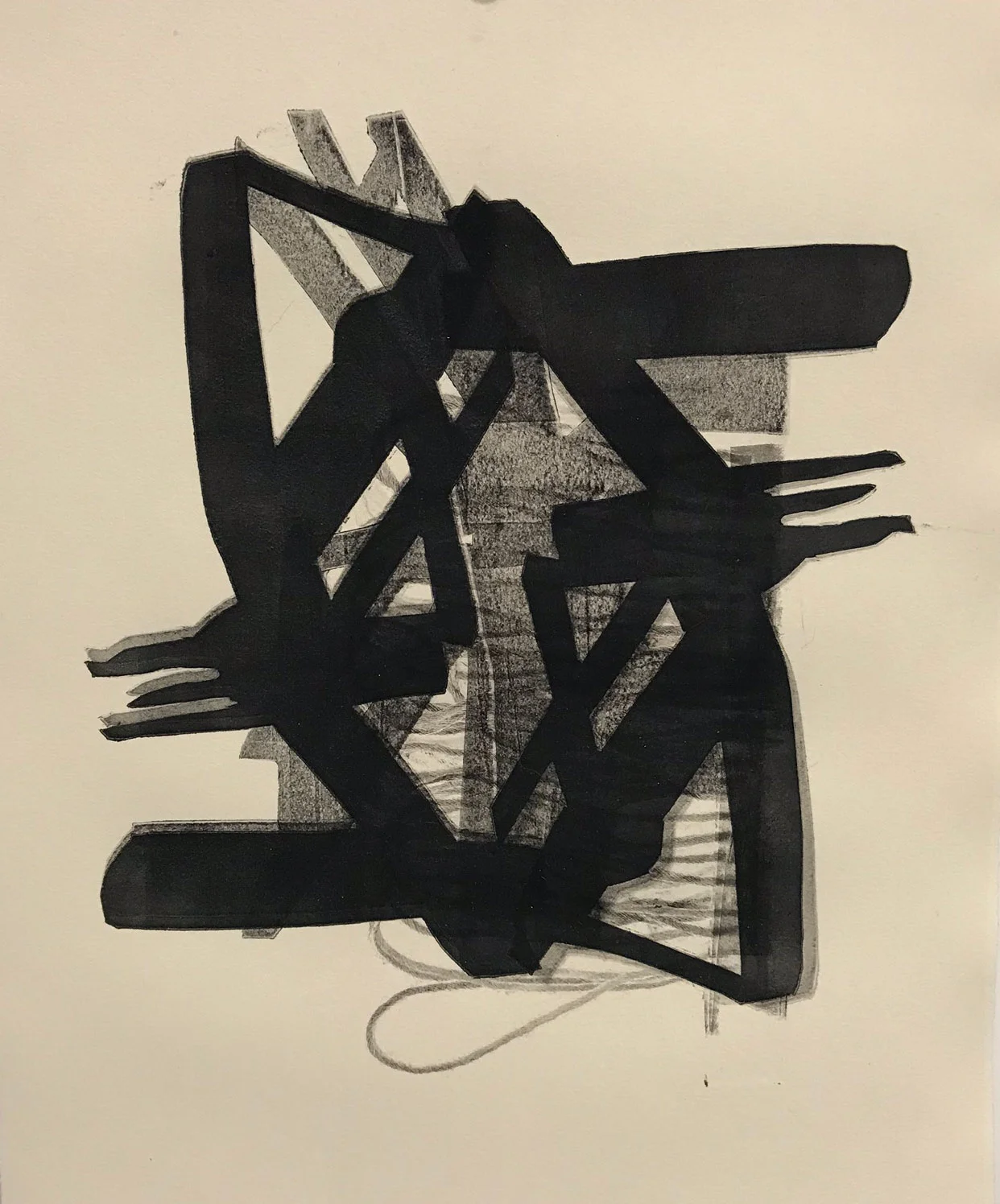 Monoprint, 2017