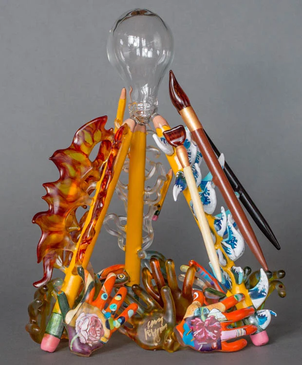 2016 Passionate Idea Making 15x12x12 by Ginny Ruffner