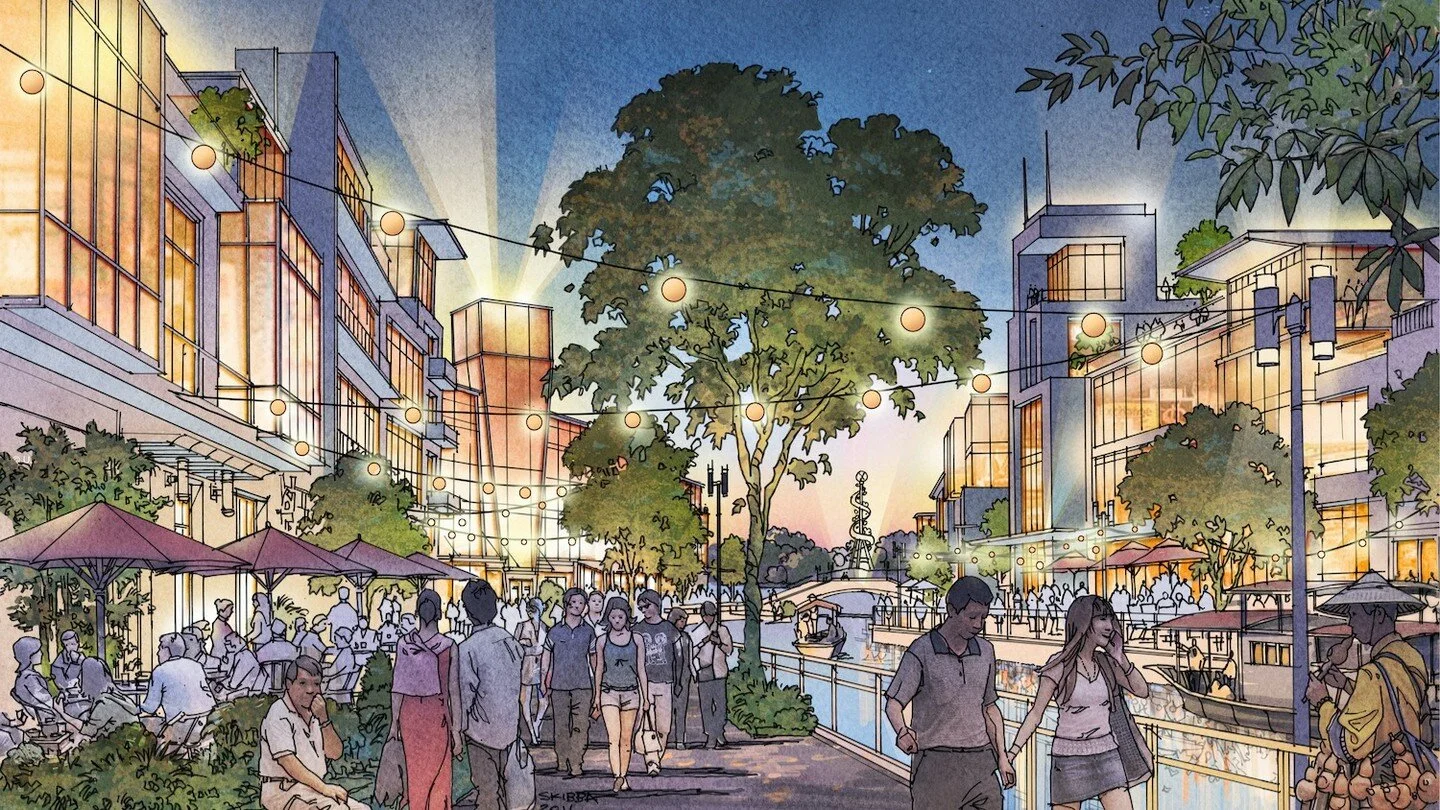 UDA Reflection: Funing Master Plan - Waterfront living to Jiangsu Province, China

Jinsha Lake was ripe for redevelopment and new sustainable practices. UDA was invited to participate in a master planning competition to develop ideas to illustrate ho