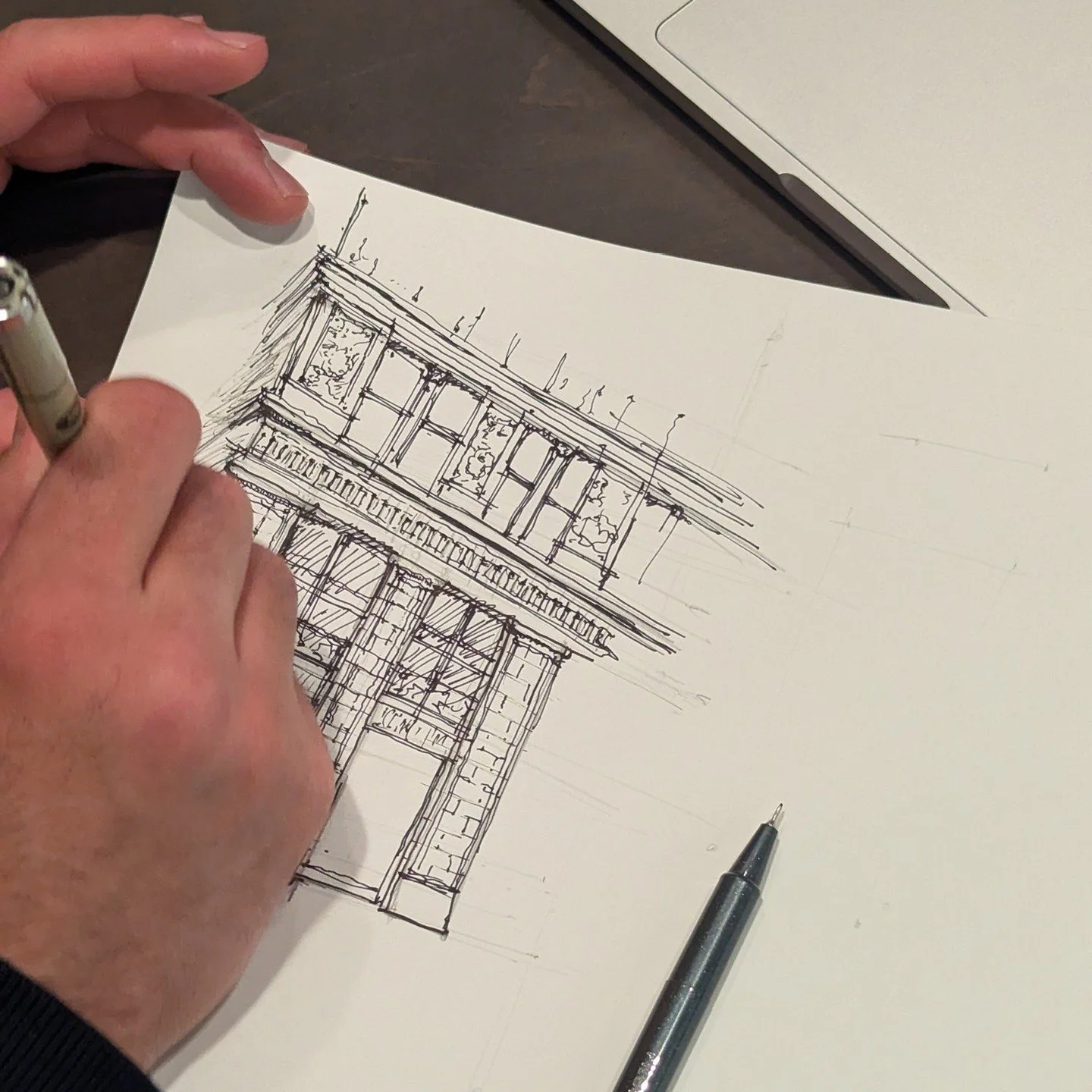 Lunchtime explorations through Birmingham, AL &mdash; the industrial &ldquo;Magic City.&rdquo; 

#UDAsketchbook #Birmingham #Alabama #UDAatelier #UDAstudio