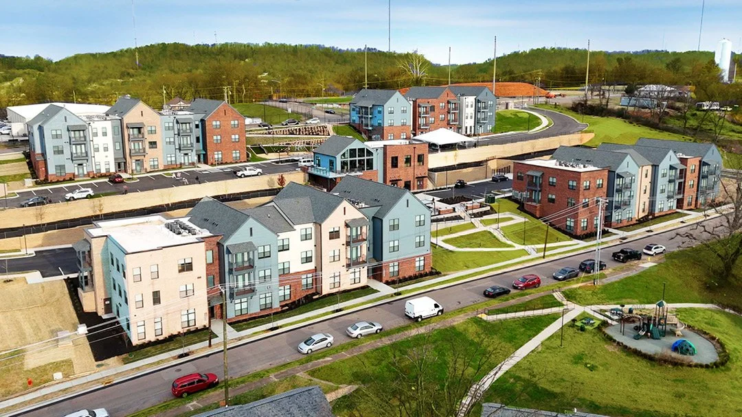 KCDC &amp; Brinshore Development have officially opened The Overlook at Beaumont in Knoxville, Tennessee &nbsp;&mdash; the first new residential community in the Transforming Western initiative! Featuring 76 modern one- to five-bedroom units (includi