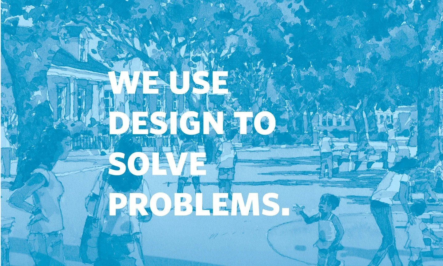We use design to solve problems.

Some think of design as the last step. We think of it as a way to start a conversation about how we can improve the lives of the people we&rsquo;re serving, build consensus, and envision a remarkable future.

#UrbanD