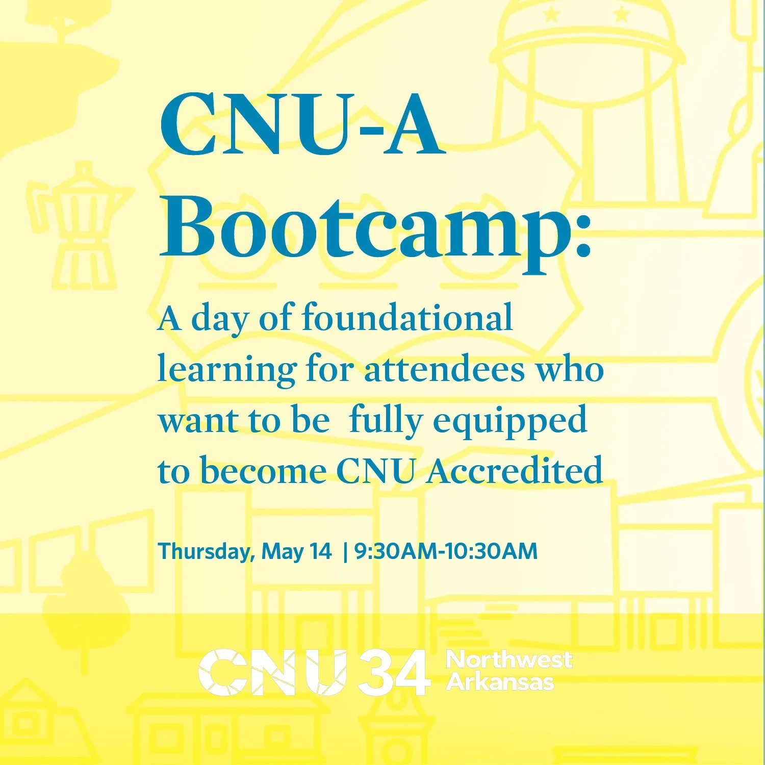 CNU34 kicks off today in Northwest Arkansas! 

Our own Ashleigh Walton is joining fellow urbanists to teach at the CNU-A Bootcamp,  a full-day foundational learning session for those on the path to CNU Accreditation. 

#CNU34 #UrbanDesign #NewUrbanis