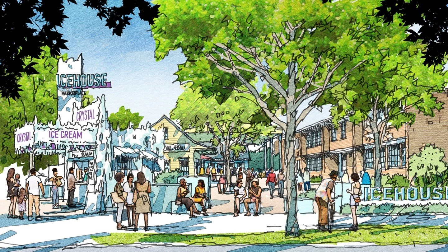 What would you like to see at the historic Ice House?
. 
That's what we asked the Eastside Pensacola community. Swipe to see the existing conditions &ndash; and start dreaming big about the underutilized spaces and historic landmarks in your city! 
.