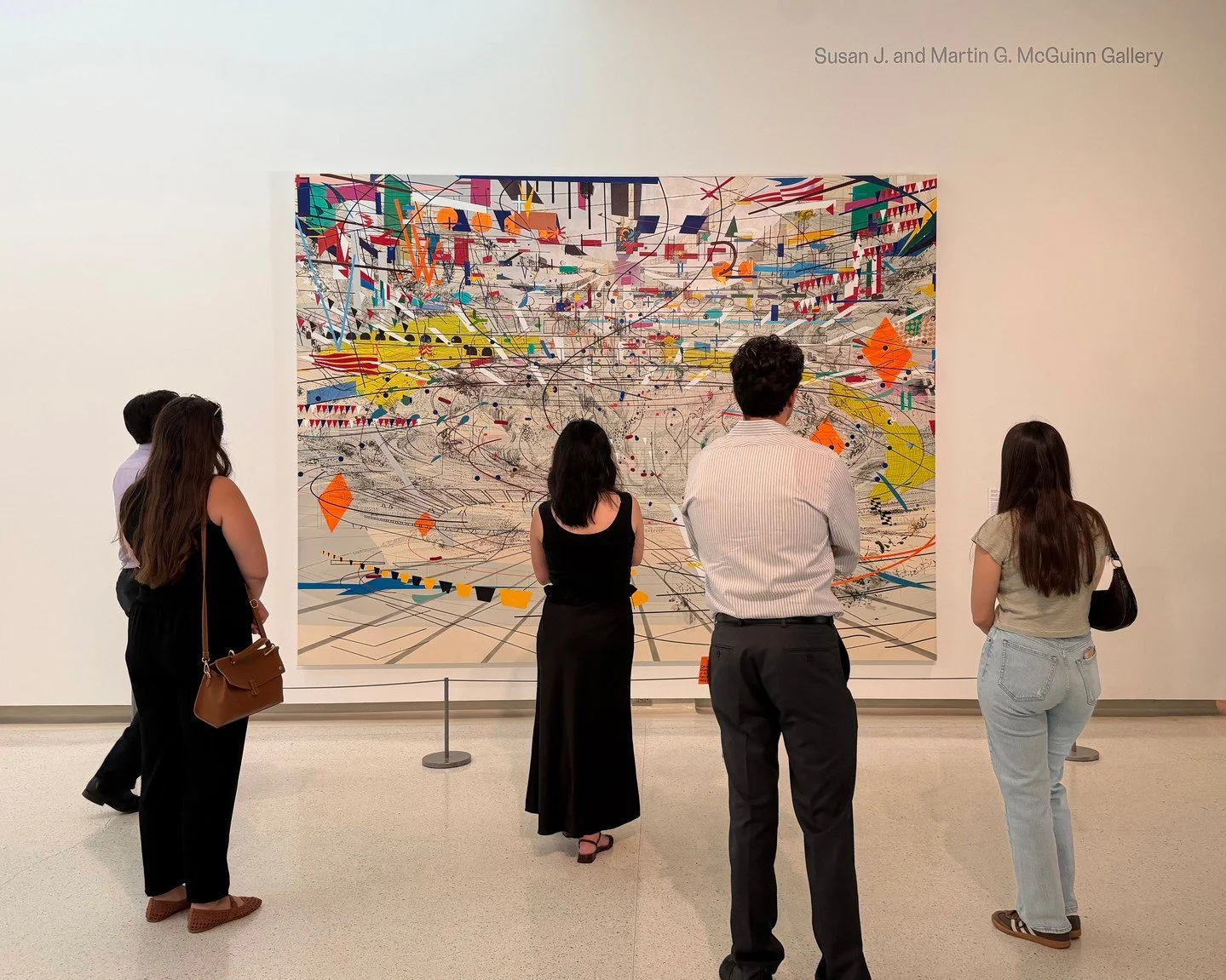 Last week, UDAers enjoyed a beautiful evening with a docent-led tour at the 59th Carnegie International, "If the word we," followed by a gathering on a rooftop in Oakland. Art, great food, and beautiful Pittsburgh views &mdash; plenty of in