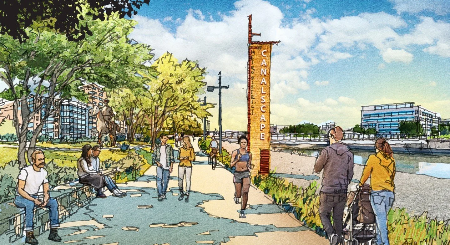 Can critical city infrastructure double as a public park?
. 
That's what we asked Northwest Phoenix residents. Swipe to see the existing conditions along the Arizona Canal &ndash; and start dreaming big about the underutilized spaces in your city! 
.