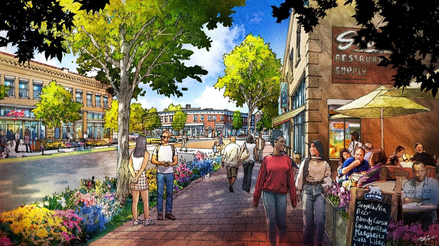 What improvements would make this street feel great?
. 
That's what we asked residents of Dayton's Santa Clara neighborhood about a busy street corner with beautiful, old buildings that have been vacant for years. Swipe to see the existing conditions