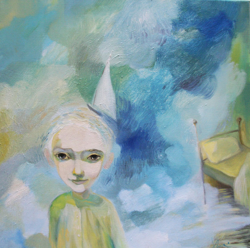  Morning   45 x 45 oil on canvas .&nbsp; 2008  