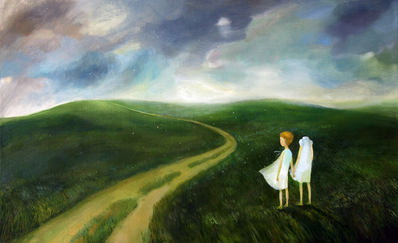  Way   50 x 80 &nbsp;&nbsp;oil on canvas . &nbsp;2011  