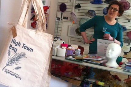 High Town Bag (Konni Deppe & Friends of High Town) This project created re-usable shopping bags to help build a greater awareness of environmental issues within the diverse community of High Town in Luton, also enhancing a sense of collectiveness between local shops and residents, promoting the local economy and prompting greater social action. It has provided local shop keepers with an easy way to engage with their customers about sustainability and the use of re-usable bags. This project is continuing with a new set of bags being prepared for sale and local shop keepers continuing to sign up and get involved!