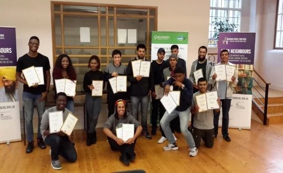  The next generation of Lutons community leaders completing the Catalyst Youth Leadership Programme