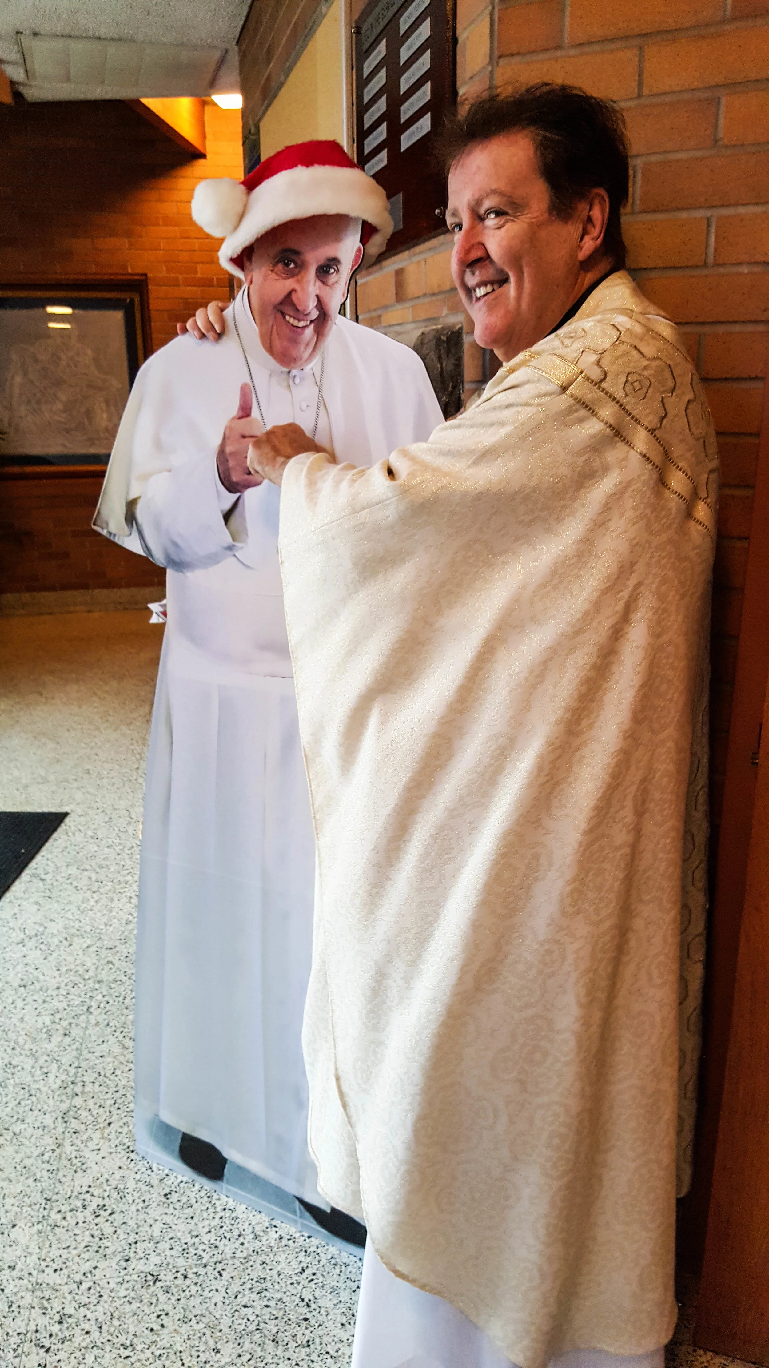 Fr. Jerry and friend