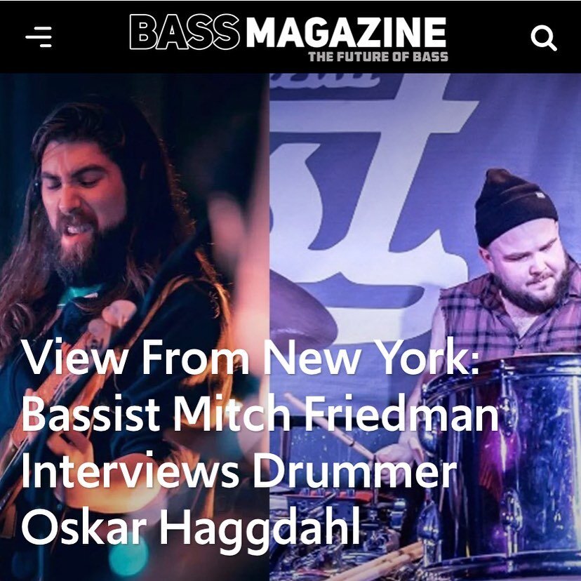 Well guys - it&rsquo;s not every day a drummer gets to be featured in a bass magazine! But after all, we do work pretty closely together, so it only makes sense, doesn&rsquo;t it? 🙂
Exactly because of that, I sat down (don&rsquo;t worry, not in his 