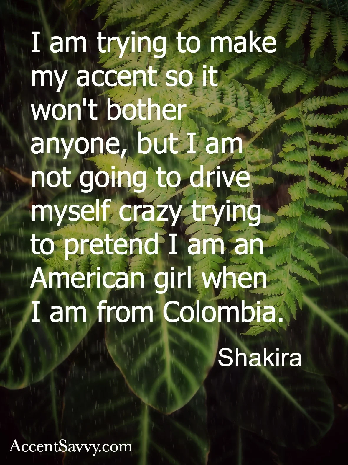 The hip-shaking singer proves she can speak clearly while also maintaining her identity. 