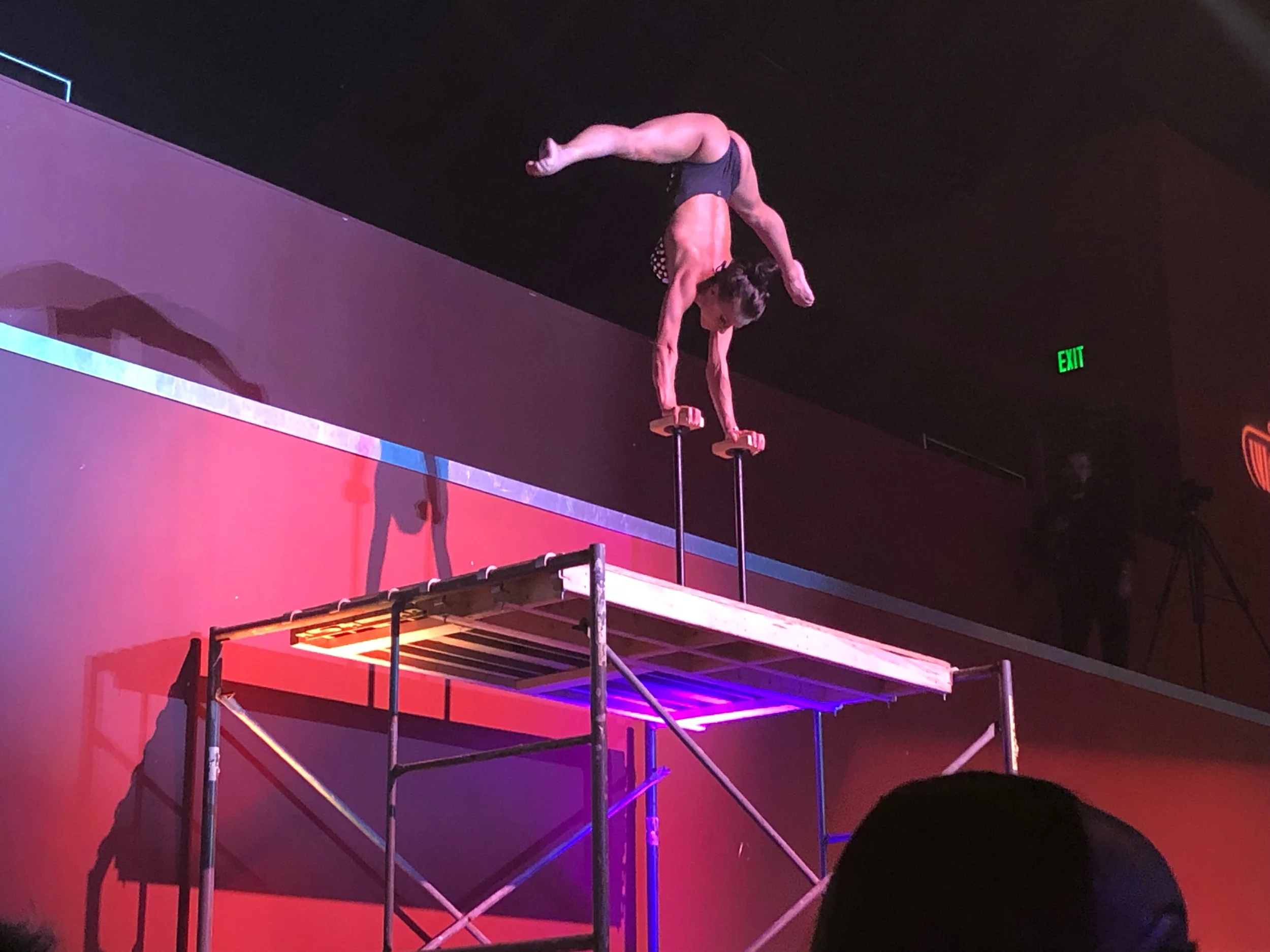 Contortion on Handstand Canes