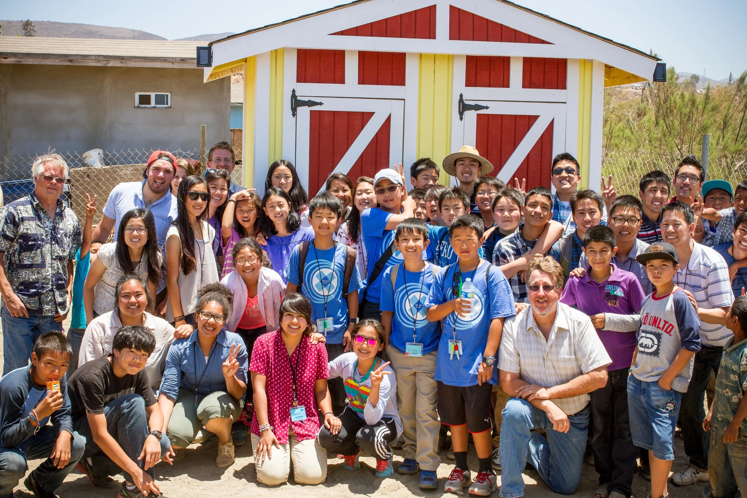 Our finished product! Happy that we were able to provide sanitation for the colonia.