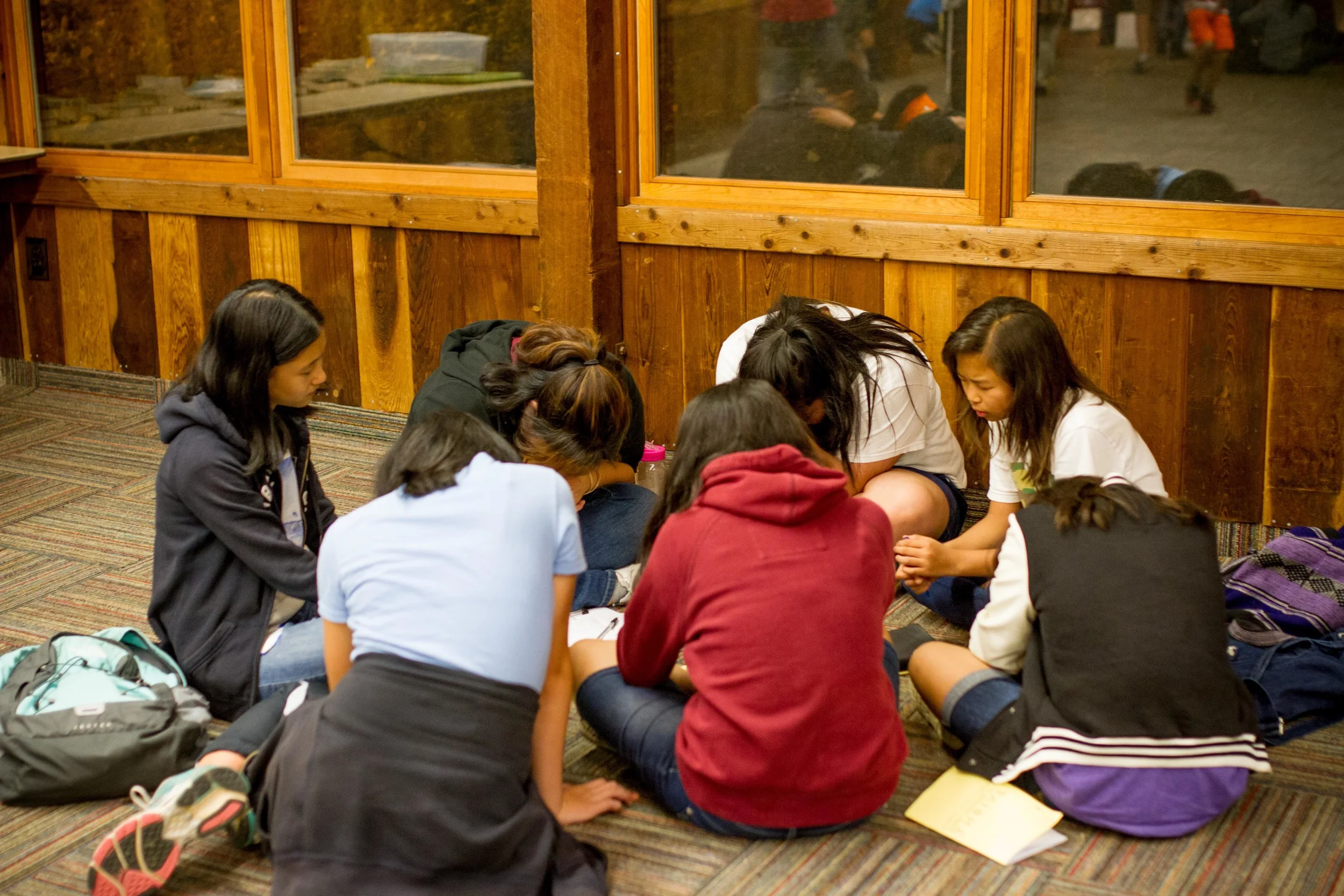 Small group times were a great opportunity to recap the messages and pray over the themes.