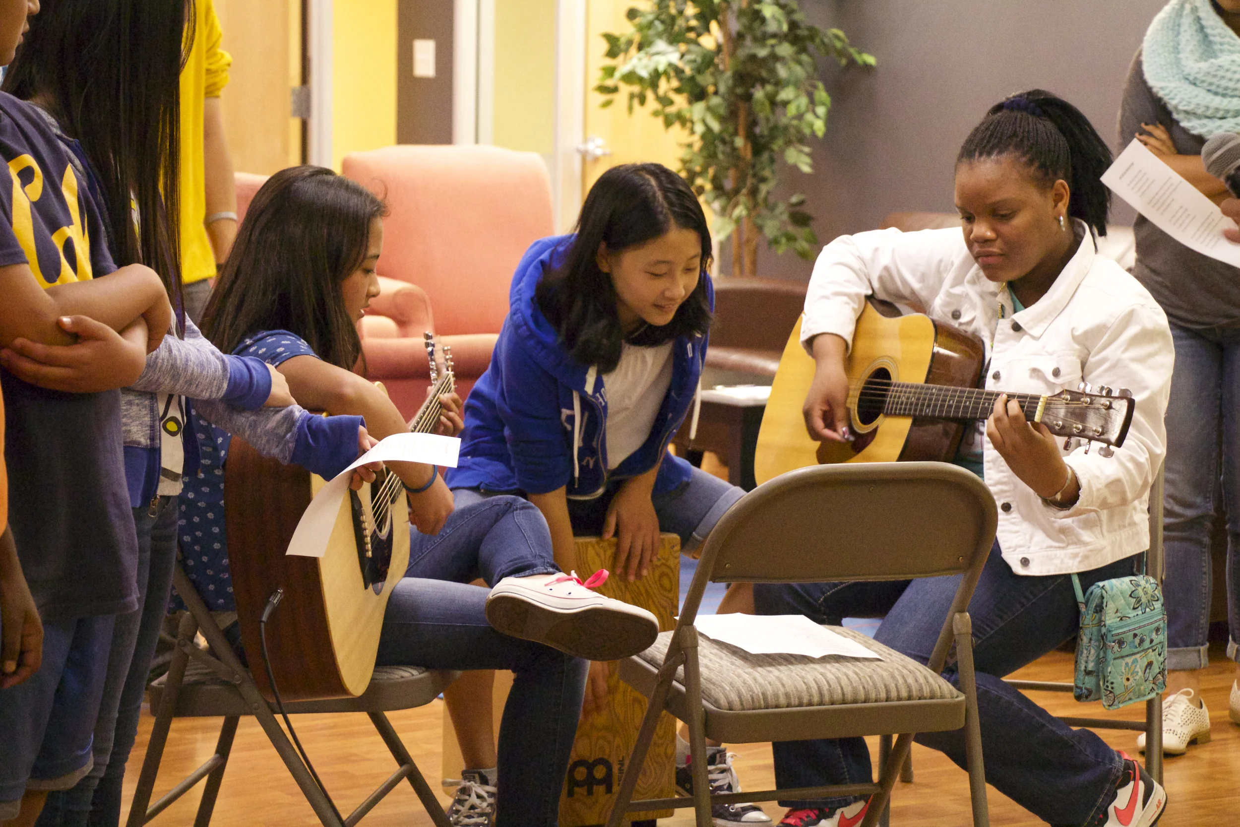 Our very own Element students supplied the background music! 