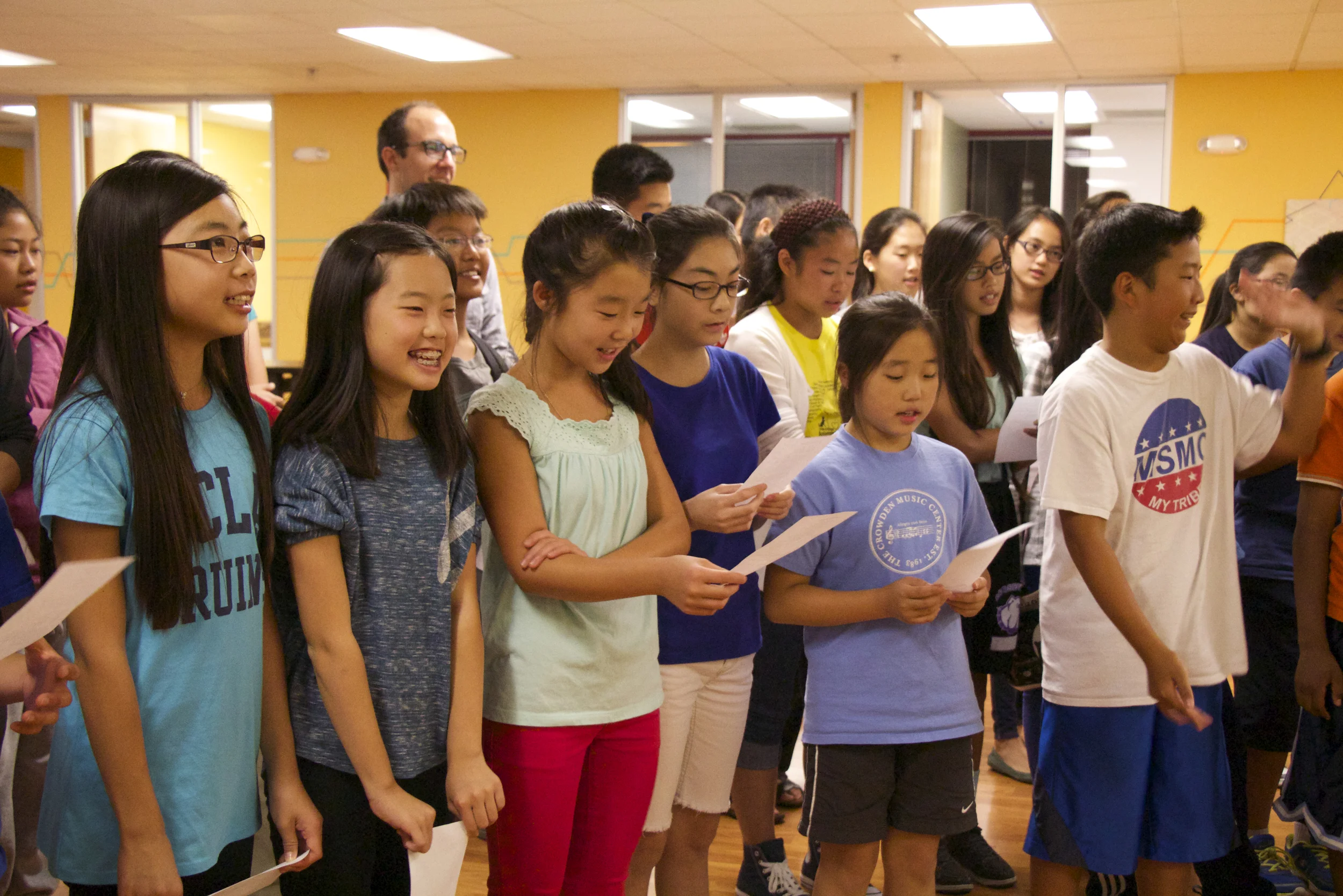 Afterwards, we practiced singing the song "Lord I Lift Your Name On High," which talks about how Christ came to the earth to save us with his death on the cross and resurrection, inspiring us to praise Him and lift His name up wherever we go.