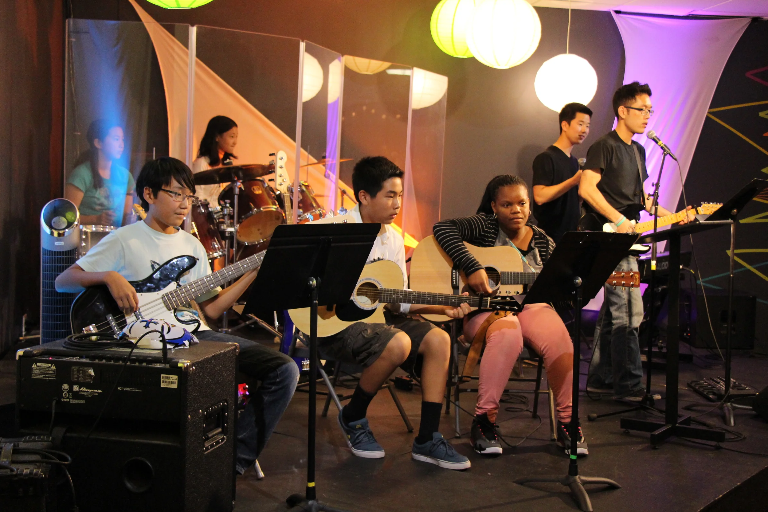 Afterwards, Hartie led our praise time while our very own Element students supplied the instrumentals!