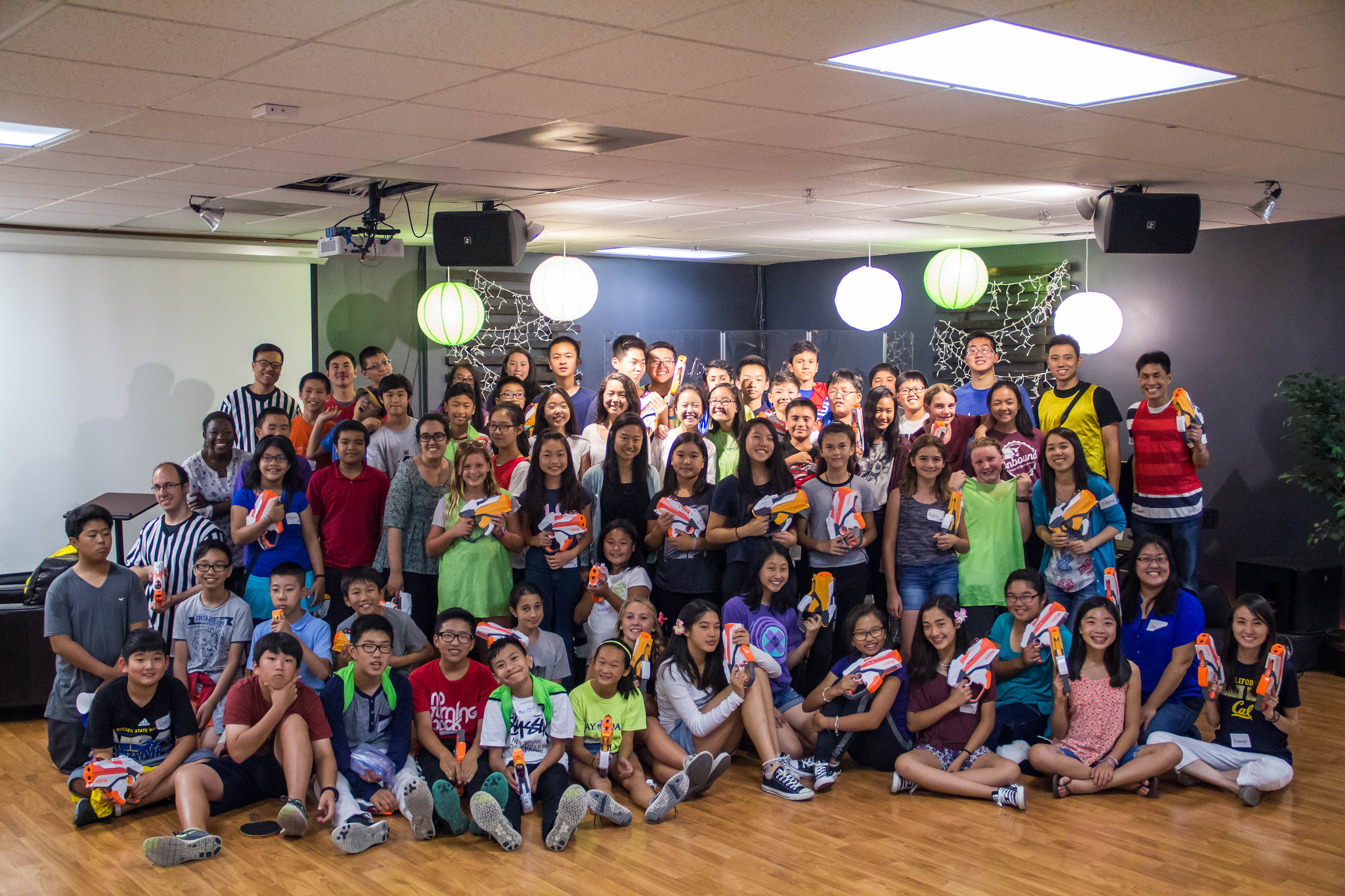 We ended the Large Group night together with a big group picture! 