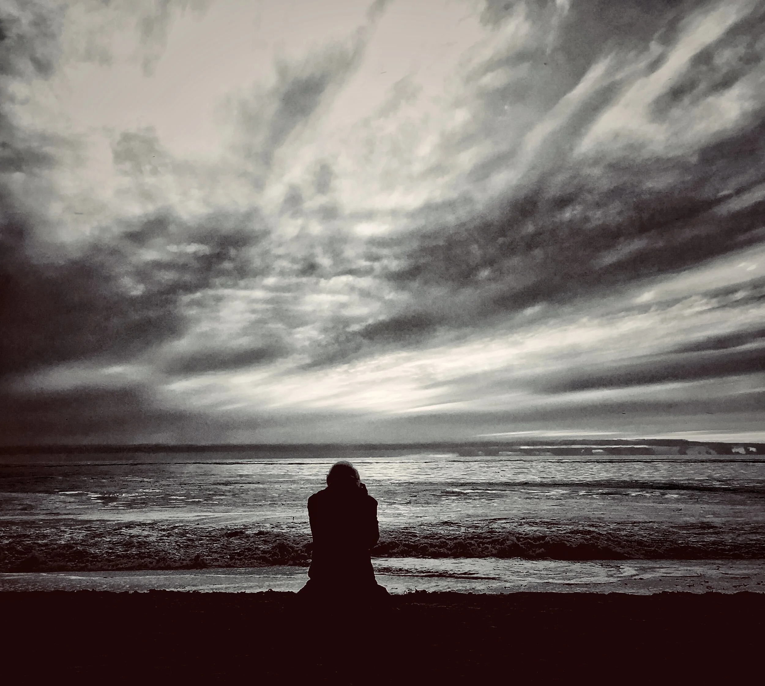man and sea