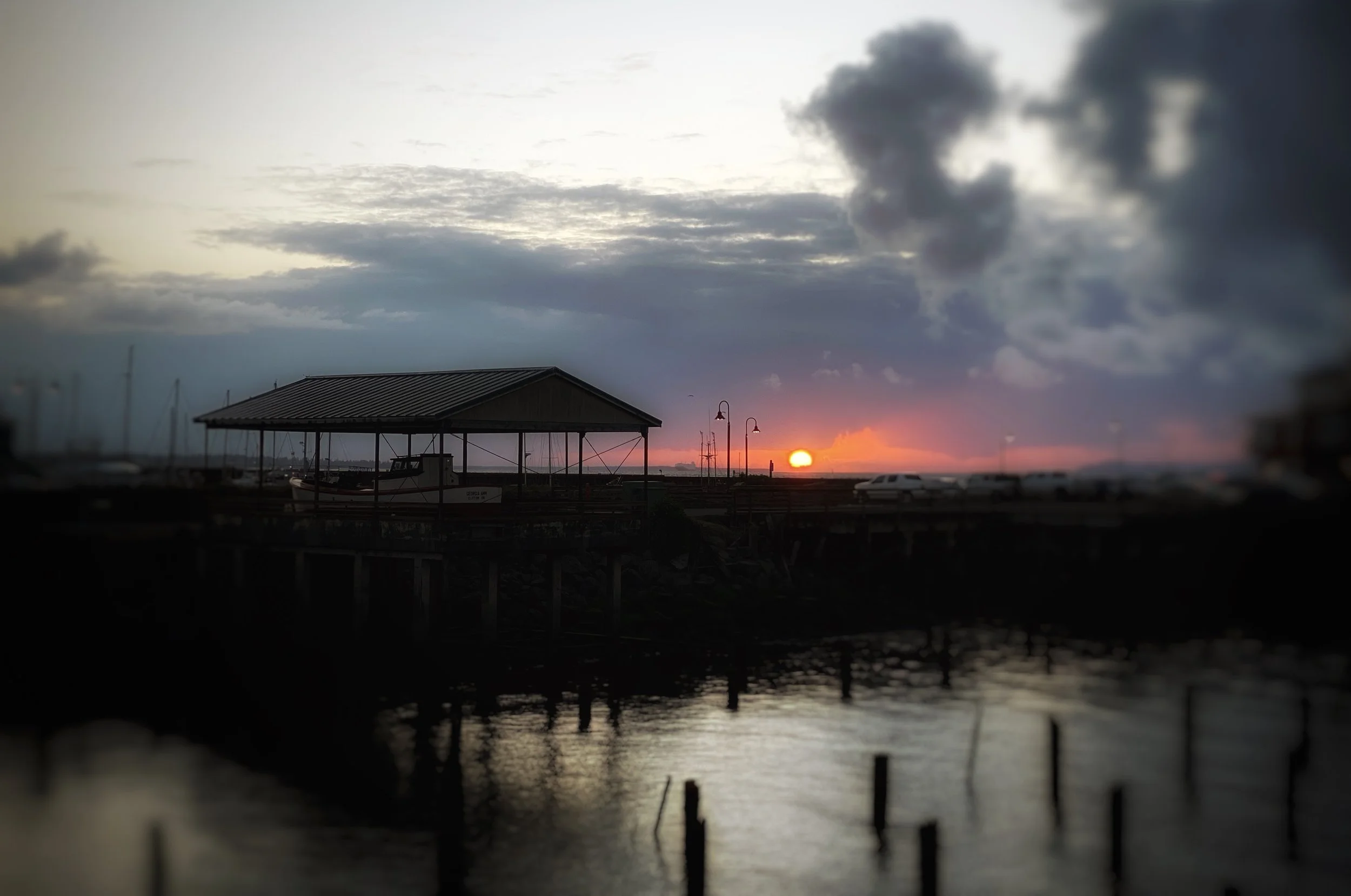 Sunset from the Bridgewater Bistro