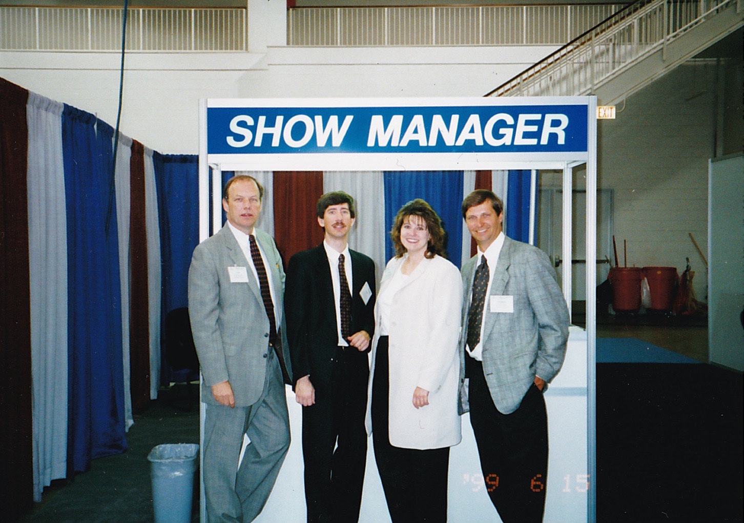 Corcoran team at the Chicago Small Business Expo, 2000. 