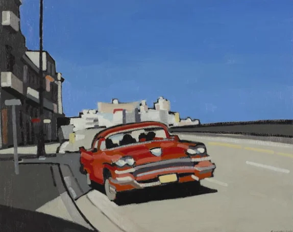 Car on the Malecon, Havana.jpg