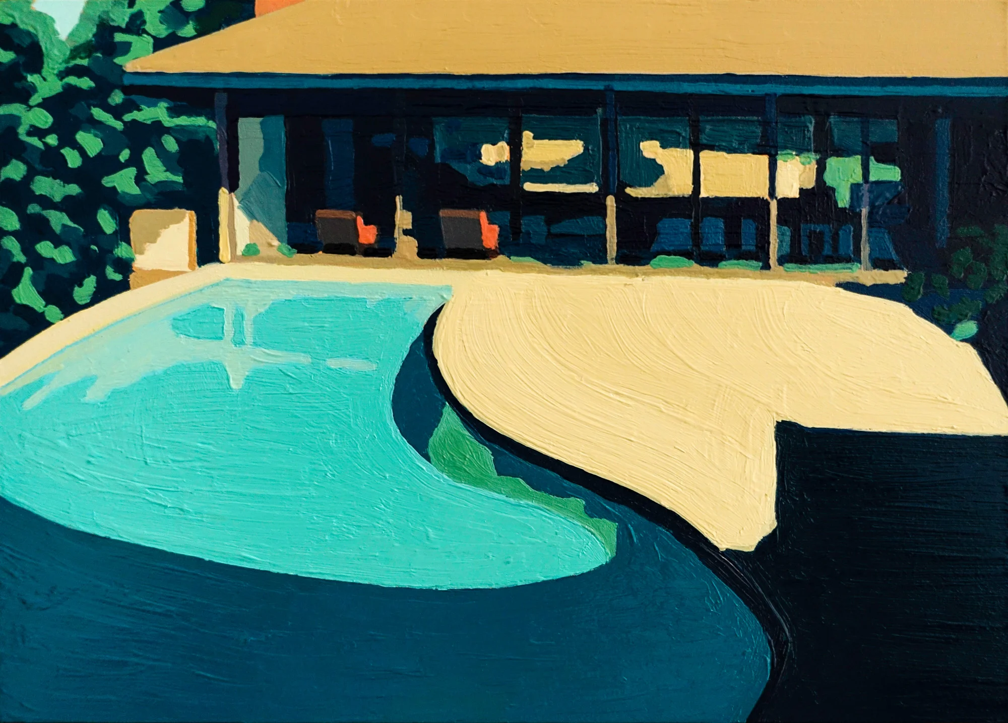 House and pool study I