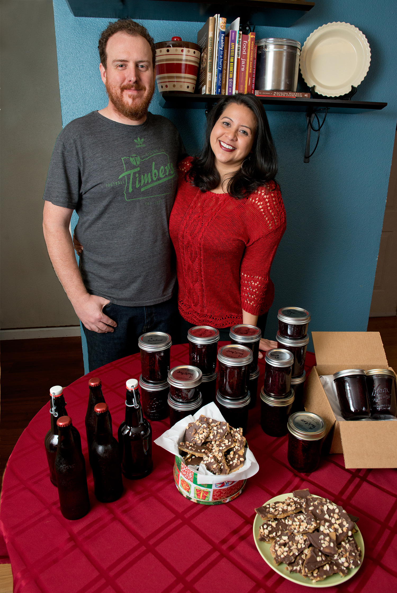 Josh and Yvonne treat family and friends with their holiday creations.