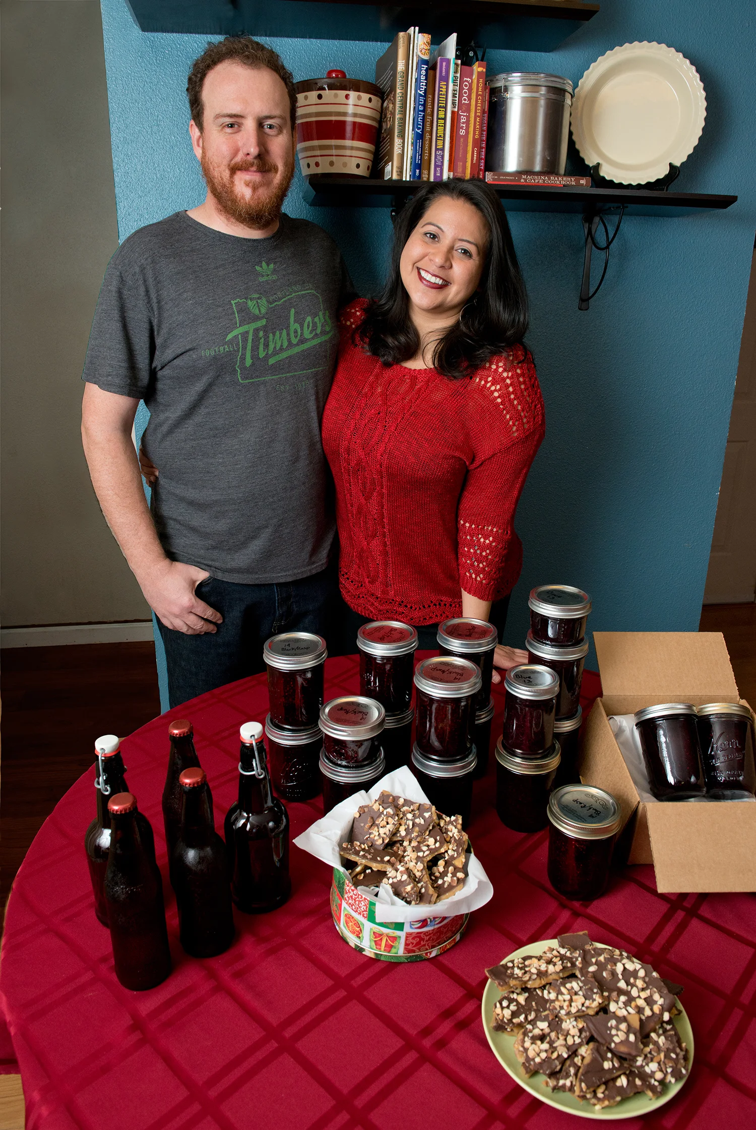 Josh and Yvonne treat family and friends with their holiday creations.