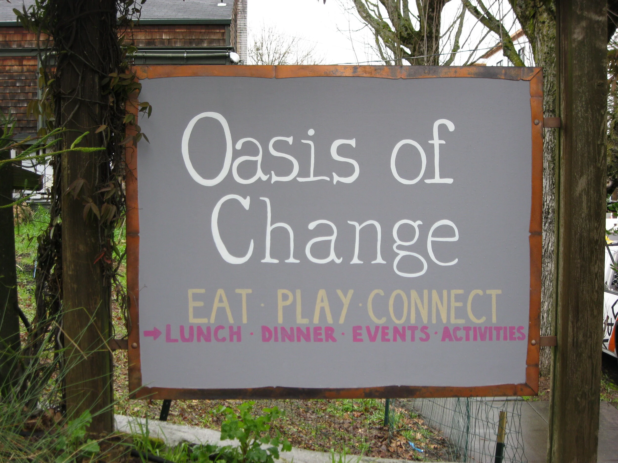 Building community through cooperation at Oasis of Change