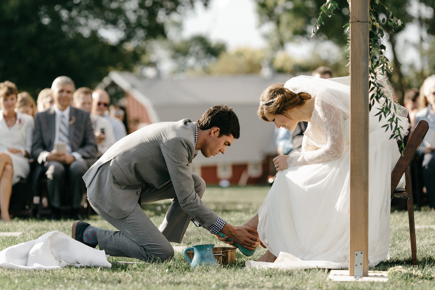 Foot-washing-ceremony-wedding