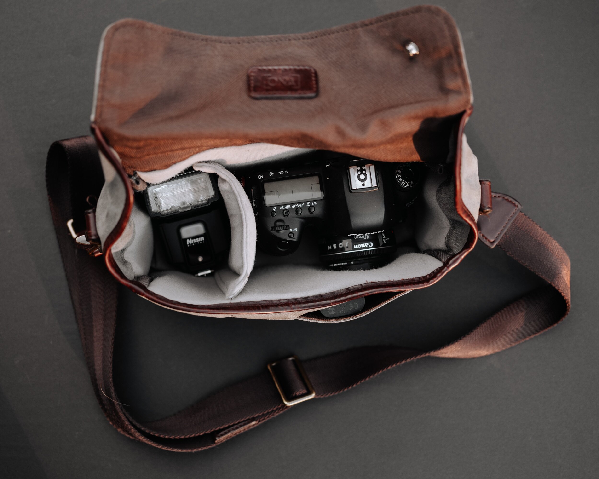 The ONA Bowery camera bag and insert