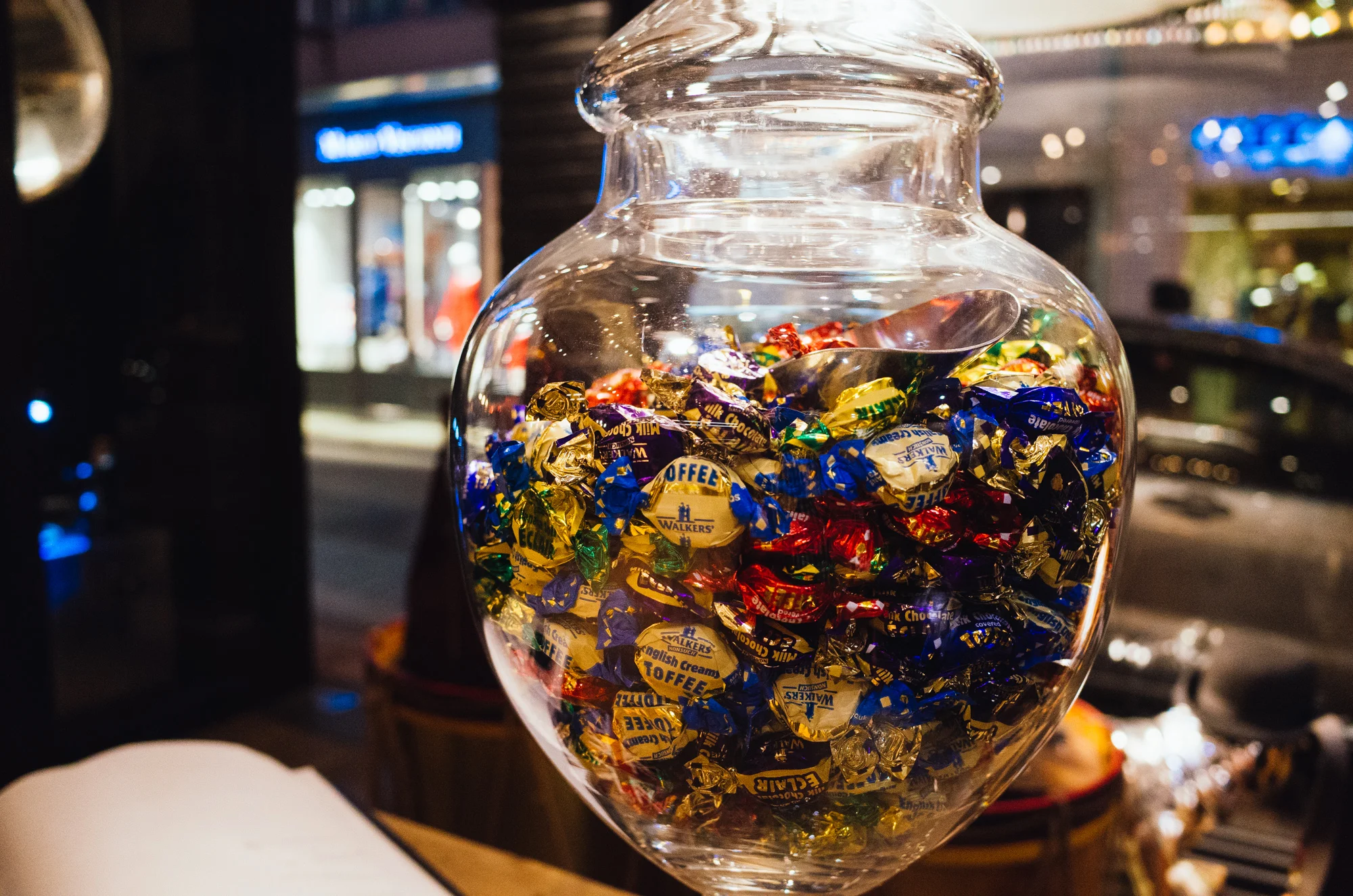 Our time admiring the goods of Timothy Oulton were concluded by a lovely stash of sweets, which the employees were more than happy to give us.