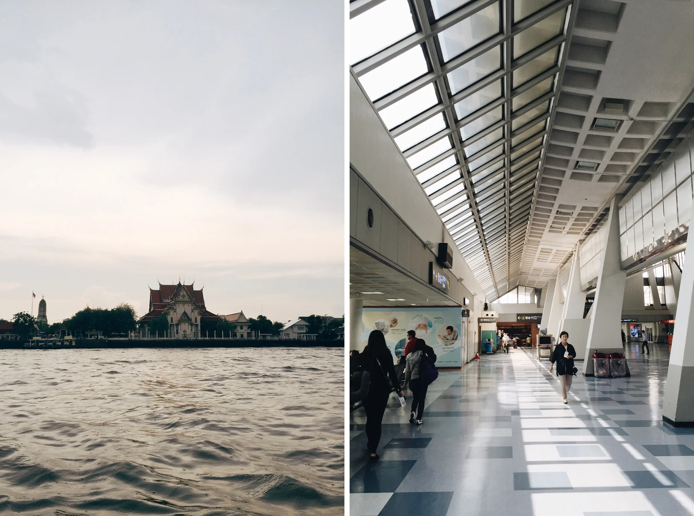 Bangkok, Thailand // Gimpo International Airport, Seoul