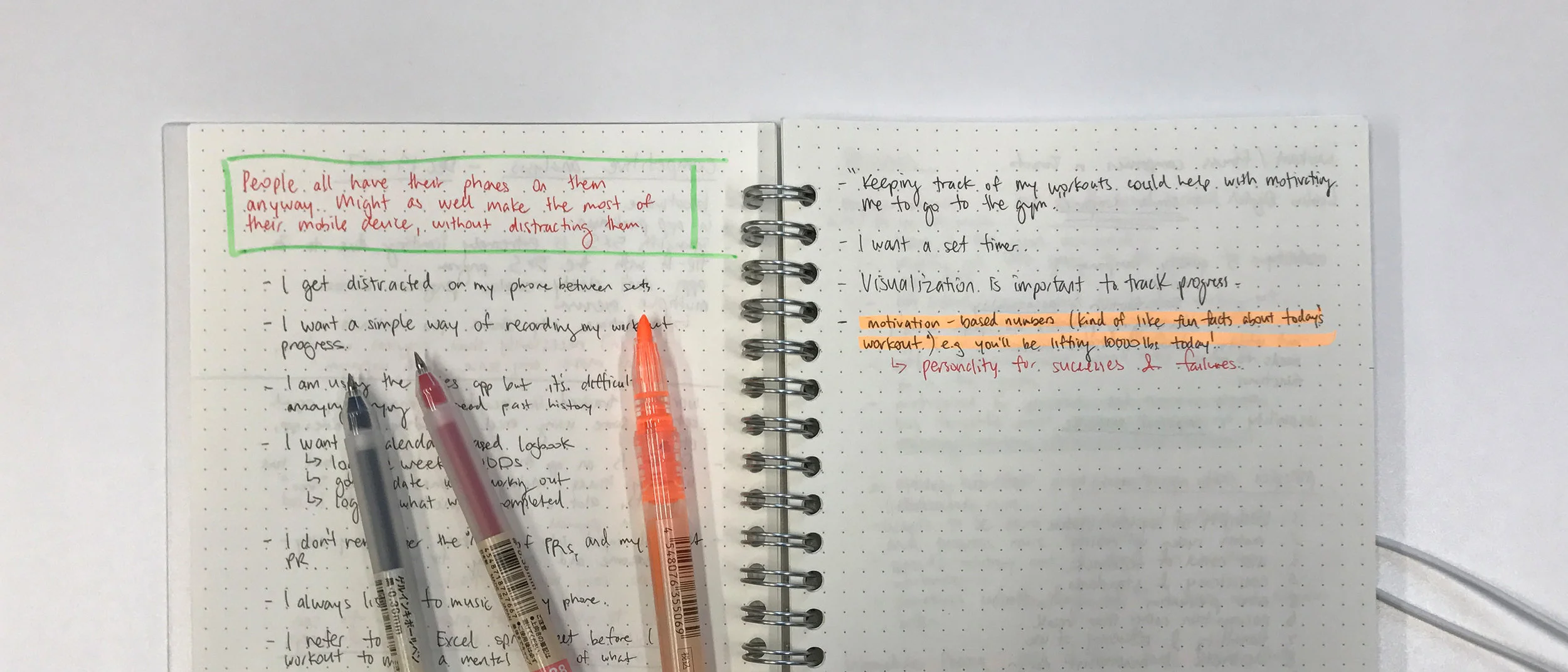Conducting user interviews with individuals from varying backgrounds helped me understand and empathize with each of their unique needs and desires. This helped in identifying key features to include in Flow.