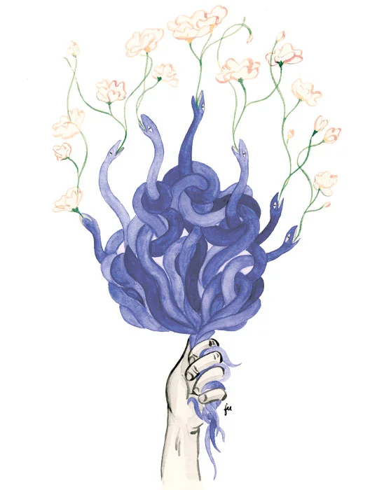 Polyamory (I). Ink, digital, 2013. Editorial