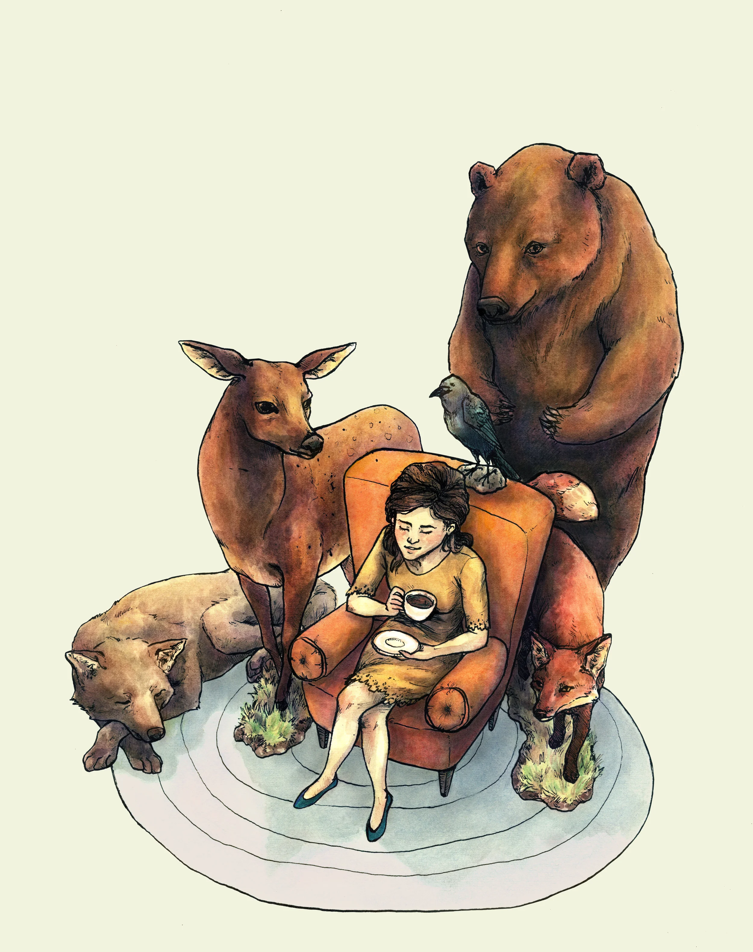  ink, watercolor, and digital&nbsp;  2013 