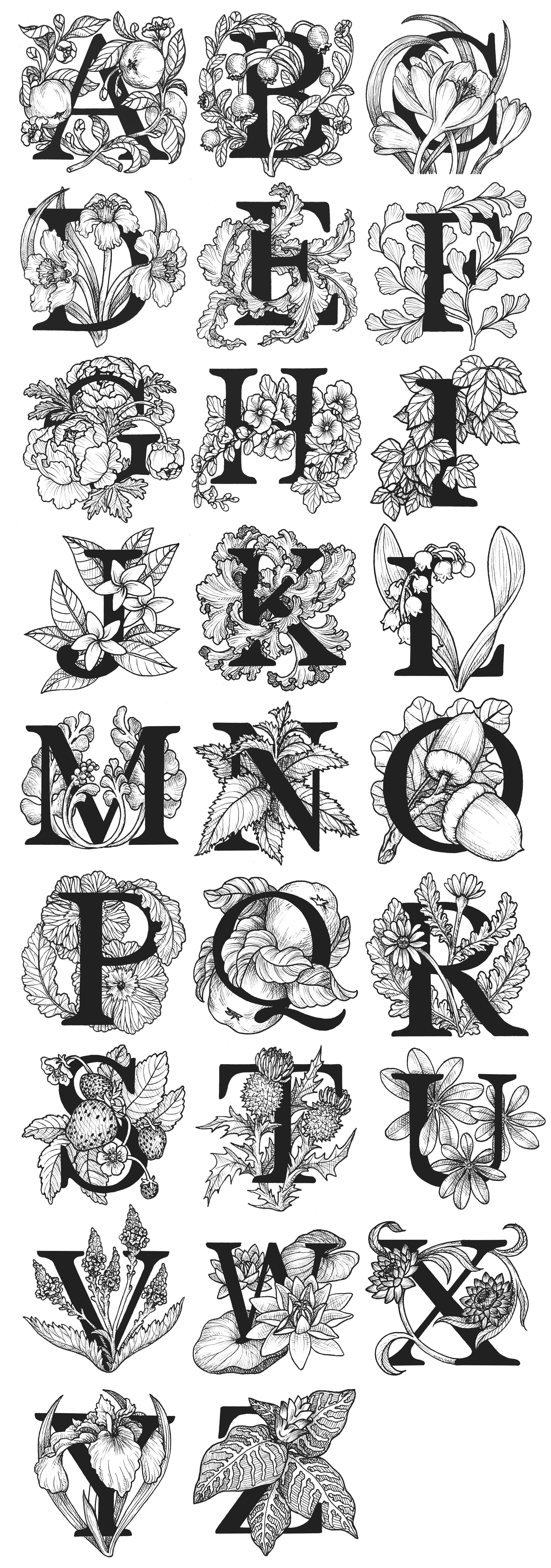 Botanical Alphabet